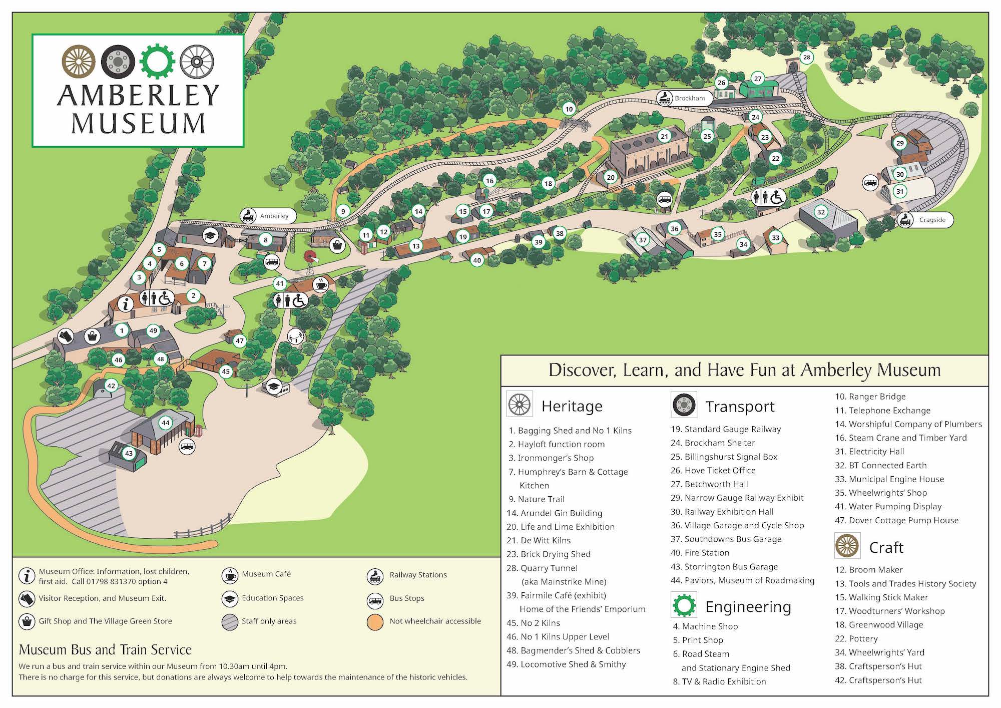 Museum Map Amberley Museum