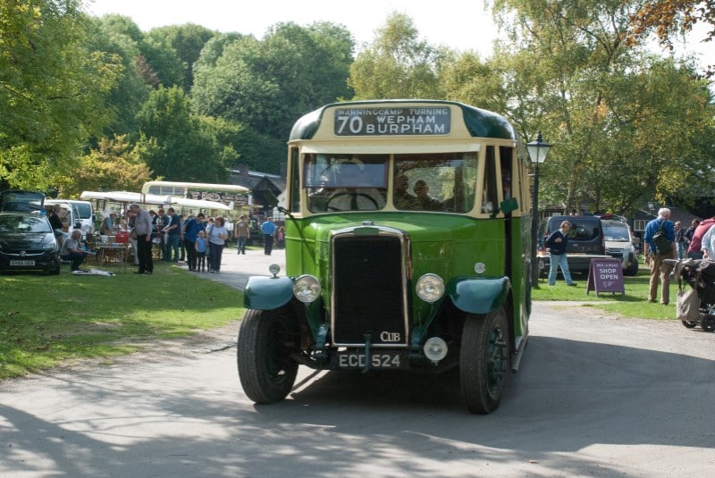Autumn Bus Show at Amberley Museum