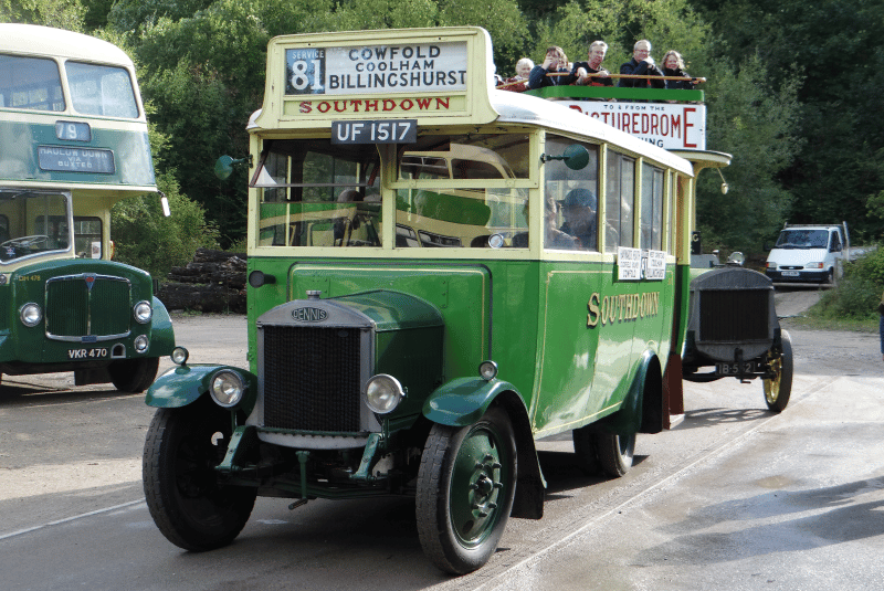 Autumn Bus Show at Amberley Museum